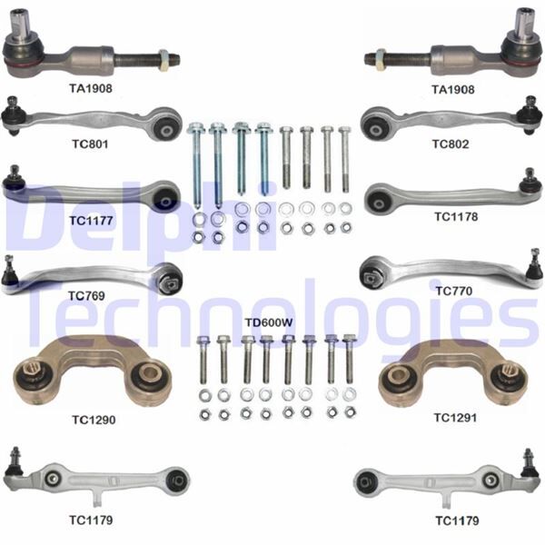 SALINCAK ÖN TAKIM SETİ KOMPLE VW PASSAT IV 96-00 PASSAT V 3B3 00-05 A4 8E2.B6 00-04