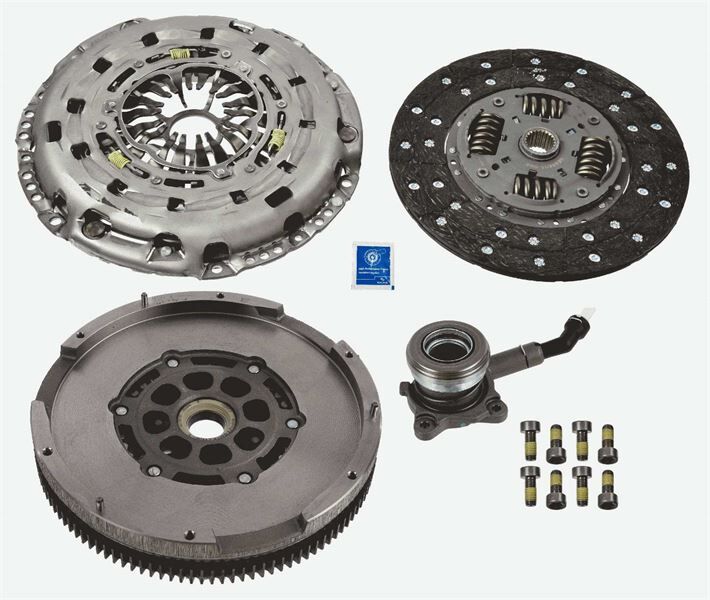 DEBRİYAJ SETİ 4 LU KIT VOLAN-DEB SETI -RULMAN FORD TRANSIT CUSTOM 2.2TDCI 125PS 6 VİTES 11-14 RULMANLI