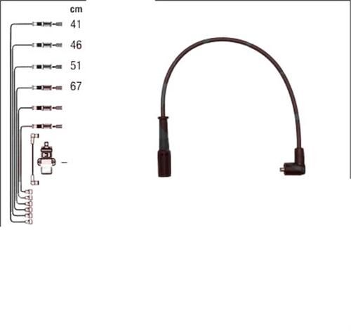 BUJİ KABLOSU PALIO-PALIO WEEKEND-SIENA 1.4İe 8V EL KARBÜRATÖRLÜ