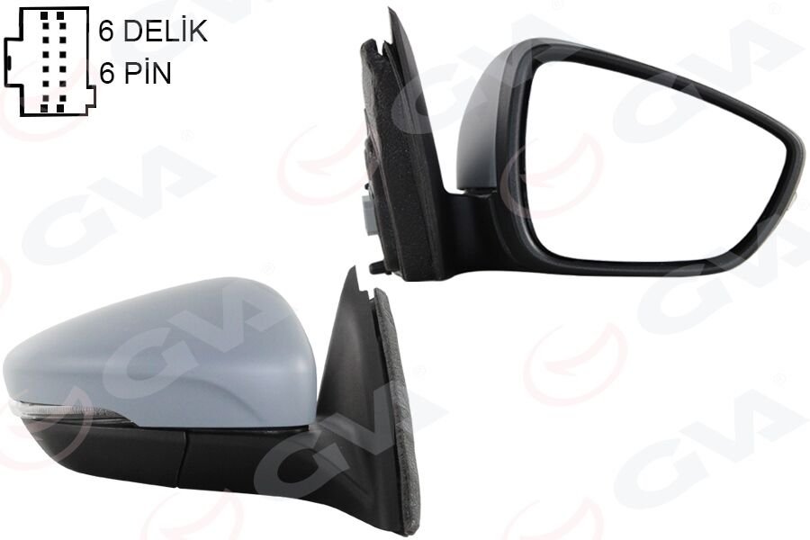 DIŞ DİKİZ AYNASI SAĞ FORD FOCUS 18> ELEKTRİKLİ ISITMALI SİNYALLİ ASTARLI