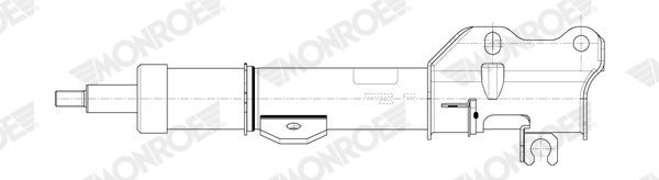 AMORTISOR ON GAZLI MERCEDES VITO W447 14>