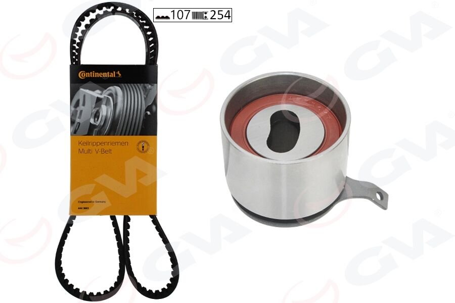 TRİGER KAYIŞ SETİ EKSANTRİK SETİ DAEWOO DAMAS MATIZ 0.8L 3 silindir 95-00 / TICO 0.8L F8C tek e ksantrik 95-> 1 KAYIŞ 1 RULMAN 107x250