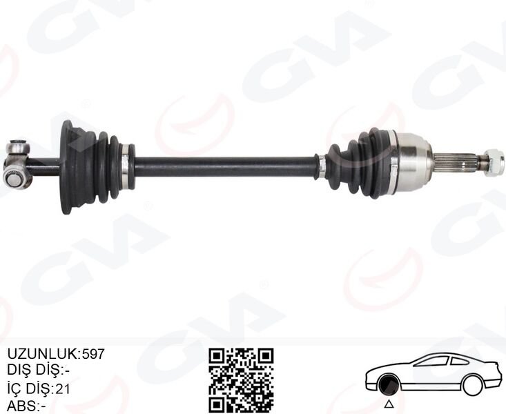 ÖN AKS SOL RENAULT EXPRESS F40.G40 1.9 D 85-98