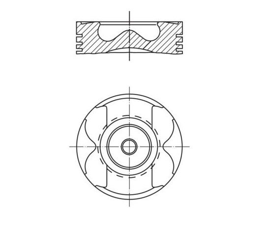 PISTON SEGMAN 0.50 80.50mm MERCEDES OM622 W447 . RENAULT R9M 1.6 dCi MEGANE TALISMAN TRAFIC NISSAN QASHQAI X-TRAIL NV300