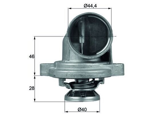 TERMOSTAT 80 C MERCEDES VITO OM601 W638 96>03