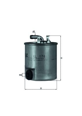 YAKIT FILTRESI MERCEDES OM611 OM668 W168 W414 W638 B901>B904