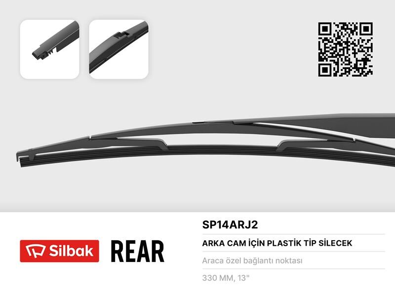 SİLECEK SÜPÜRGESİ ARKA PLASTİK TİP 350MM DAIHATSU SİRİON M3 10/04 . HYUNDAI ACCENT III MC 11/0 5>11/10 . H-1 CARGO. TRAVEL 02/08> . İ40 CW 07/11> . SANTA FE I. II 11/00> TUCSON 06/15> . JEEP