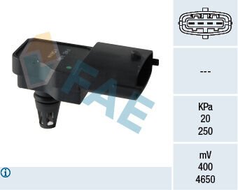 BASINÇ MAP SENSÖRÜ ASTRA G-H-J-INSIGNIA A-CORSA D-MERIVA A-B-VECTRA C-ZAFIRA B 1.4 NET-NEL-1.6 LET-X NT-LET-LER 2.0 LEH-LEL-LER
