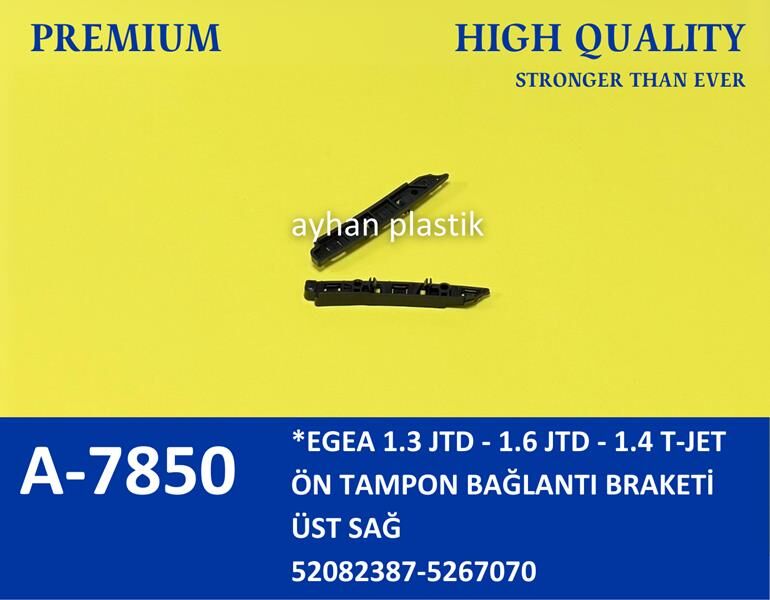 ÖN TAMPON BAĞLANTI AYAĞI SAĞ ÜST FIAT EGEA 1.3 JTD-1.6 JTD- 1.4 T-JET