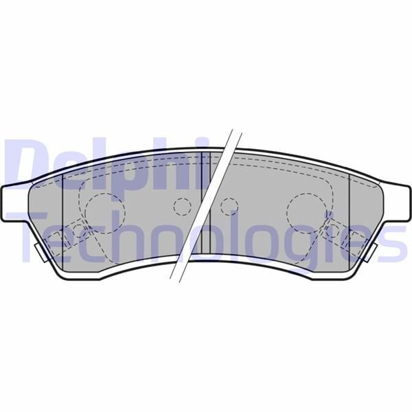 ARKA FREN BALATASI CHEVROLET EPICA 2.0-2.0D 06> DAEWOO TOSCA 2.0-2.5-2.0D 06>