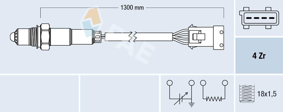 OKSİJEN SENSÖRÜ XSARA 1.8ie 97 > P405 1.8-2.0 92-95 P406 2.0 16V 95-04