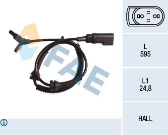 ABS HIZ SENSÖRÜ ÖN CONNECT 1.8 16V-DI-TDI-TDCI 02 >