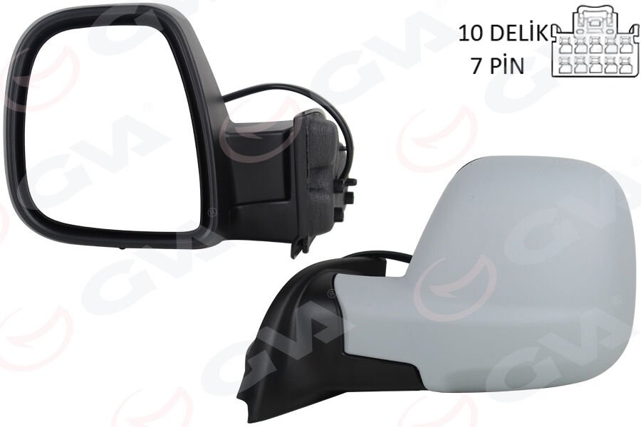 DIŞ DİKİZ AYNASI SOL RIFTER-BERLINGO 2019>COMBO-PROACE CITY 19> ELEKTRİKLİ ASTARLI OTOMATİK AÇMA KAPAMA