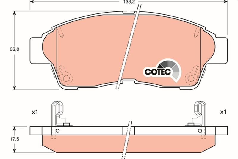 ÖN BALATA COROLLA 92-97 CARINA 93-97 RAV4 2.0 94-00 CAMRY 2.2 92-01
