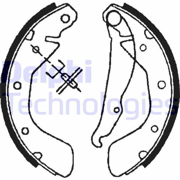 ARKA PABUÇ BALATA CORSA B 3.93-9.00 CORSA C 00-12.09 TIGRA 1.4 1.6 94-00 ASTRA F 92-9.98