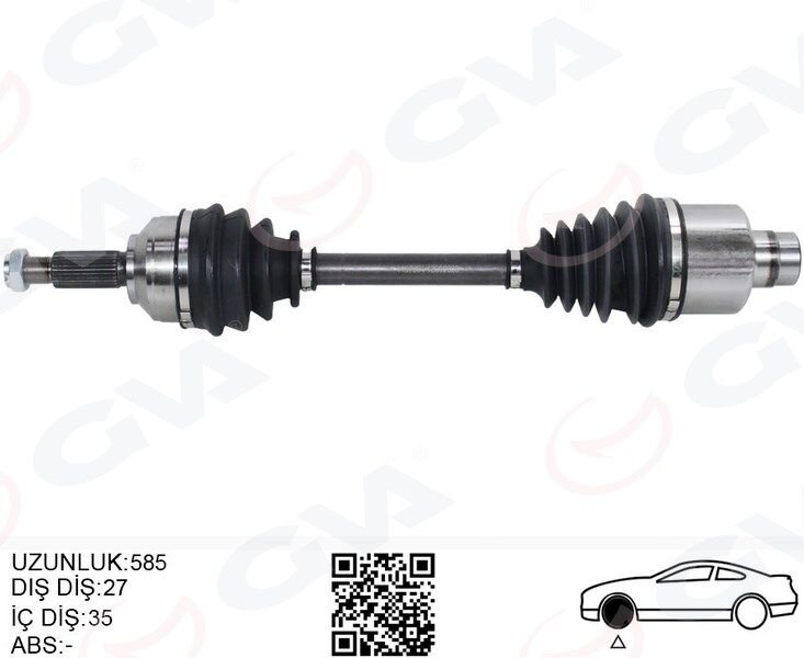ON AKS KOMPLE SAG MONDEO III 1.8 - 2.0 16V- 2.0TDCI 00>07