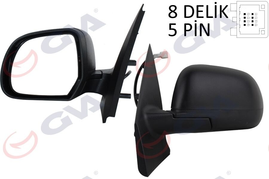 DIŞ DİKİZ AYNASI SOL DOKKER-LODGY 12> ELEKTRİKLİ ISITMALI KONVEKS 5 FİŞ VM-6803EHL