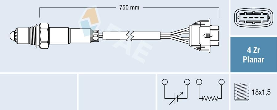 OKSİJEN SENSÖRÜ AGILA A 00>07 1.2 Z12XE OMEGA B 00>03 2.6-3.2 V6 Y26SE-Y32SE
