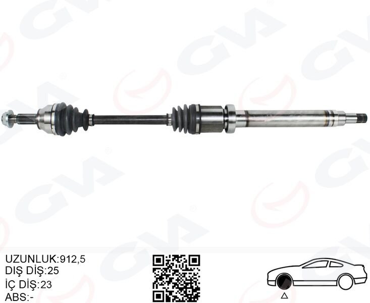 ÖN AKS KOMPLE SAĞ FORD COURIER 1.5 1.6 TCDI 14> 17