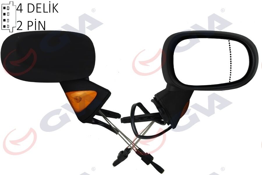 DIŞ DİKİZ AYNASI SAĞ MODUS 04> MEKANİK SİNYALLİ SENSÖRLÜ KONVEKS VM-120SR
