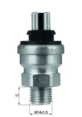 HARARET MUSURU 93 C - 100 C 3 LU SIYAH. RADYATOR FANI MERCEDES W201 W124 S124 W463
