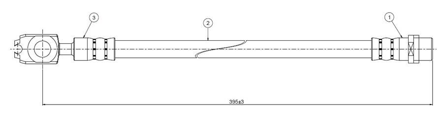 ÖN FREN HORTUMU POLO 96> AROSA 98> LUPO 98>