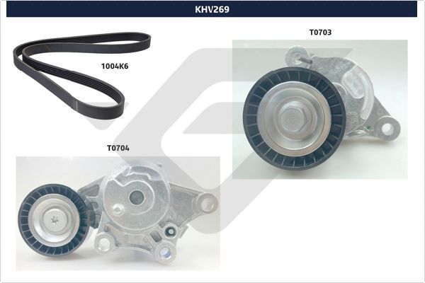 ALTERNATÖR GERGİ KİTİ 6PK105EST 208-2008-308-3008-5008-PARTNER-BERLINGO-CROSSLAND-C3-C4 1.6 BlueHDI