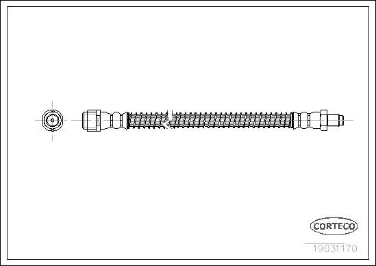 FREN HORTUMU ARKA MERCEDES S-CLASS W220 98>05