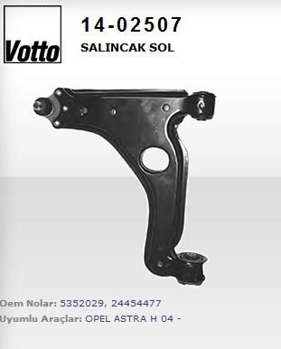 SALINCAK SOL SAC ( OPEL ASTRA H )