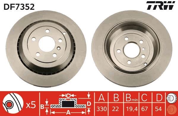 FREN DISKI ARKA 4-matic MERCEDES X164 W251 W164