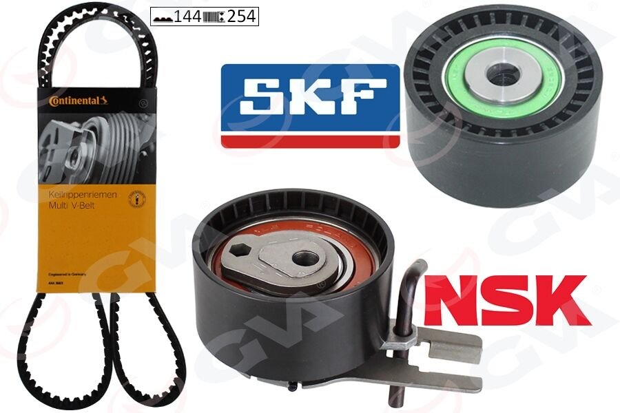 EKSANTRİK GERGİ KİTİ 144 DİŞ EURO4 P206-P307-C1-C2-C3-NEMO-BIPPER-FIESTA 02> 1.4 HDI-TDCI