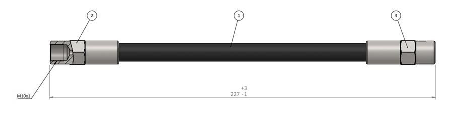 ARKA FREN HORTUMU S70 I- V70 I 2.0 2.3 2.5 TD 95>04
