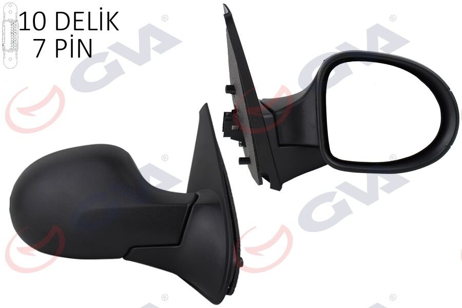 DIŞ DİKİZ AYNASI SAĞ SYMBOL THALIA 08> ELEKTRİKLİ ISITMALI SENSÖRLÜ KONVEKS 7 FİŞ VM-6124EHSR