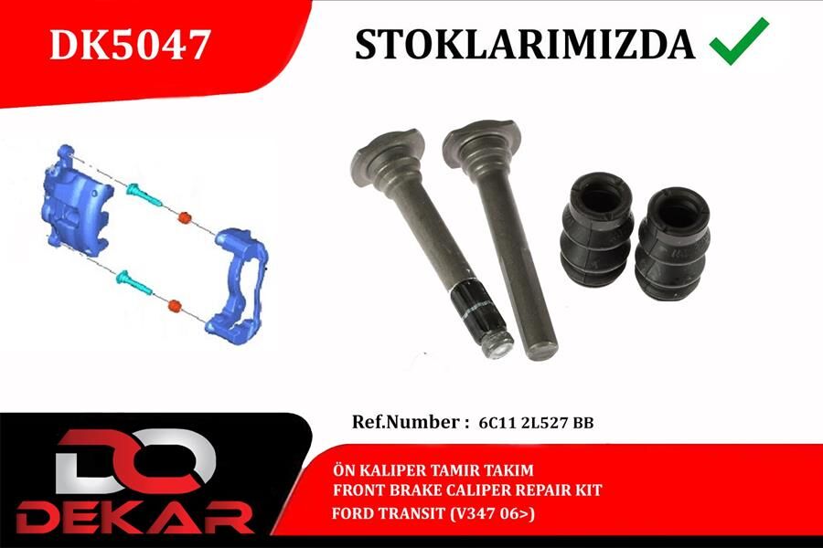 ÖN KALİPER TAMİR TAKIM TRANSİT V347 06>