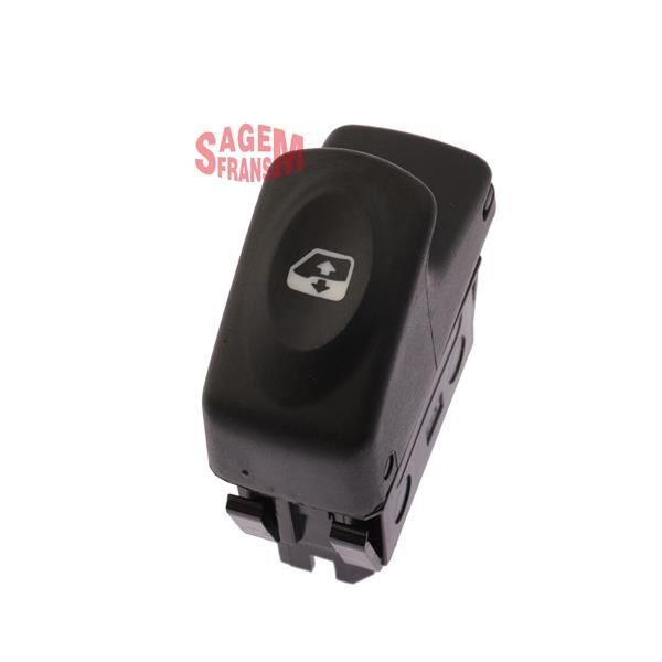 CAM AÇMA DÜĞMESİ CLIO - KANGOO 6 FİŞ SİYAH TEKLİ