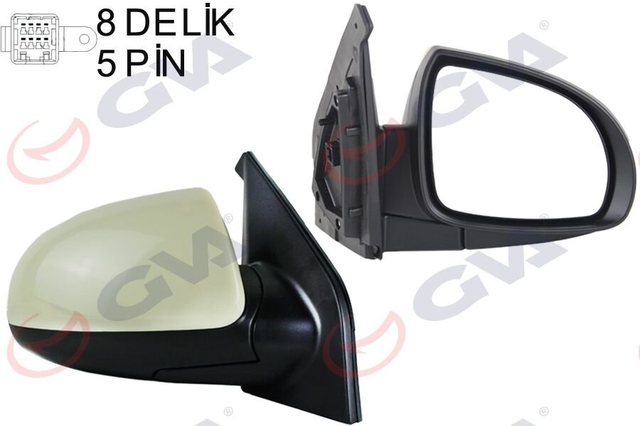 DIŞ DİKİZ AYNASI SAĞ PICANTO 06> ELEKTRİKLİ ISITMALI ASTARLI KONVEKS VM-753EHPR