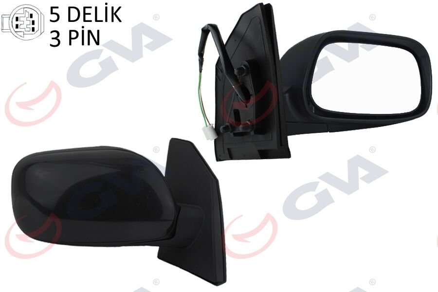 DIŞ DİKİZ AYNASI SAĞ COROLLA 02> ELEKTRİKLİ KONVEKS 3 FİŞ VM-277ER