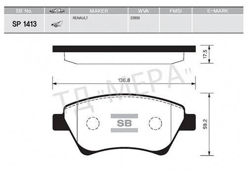 ÖN FREN BALATASI RENAULT MEGANE II 02> KANGOO 01> SC NIC II 03> GRAND SC NIC II 03> 1.5dCi 1.6 1.9dCi 2.0