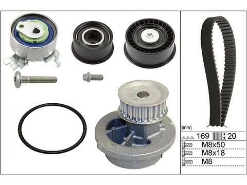 DEVİRDAİMLİ EKSANTRİK GERGİ KİTİ ASTRA F-CORSA B-VECTRA B 1.4i-1.6i-1.8i 16V X14XE-X16XEL-X18XE 1334066-9192797-90444079