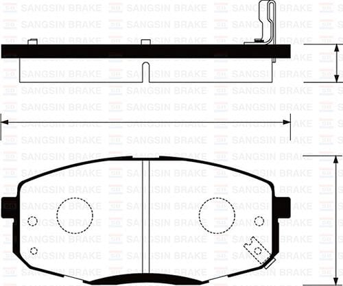 ÖN FREN BALATA HYUNDAI İ30 1.6L D4FB CRDi dizel 07-11 1.4L 1.6L benzinli 08-> / KIA CERATO 1.6L ben zinli 10-> / CEED 1.4L 1.6L benzinli 07->