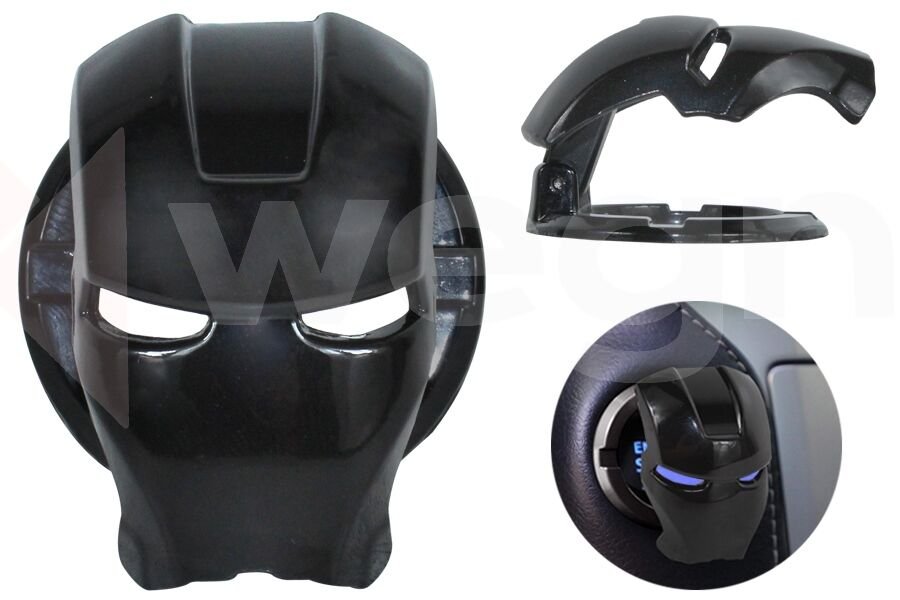 IRON MAN START STOP KORUYUCU KAPAK SİYAH