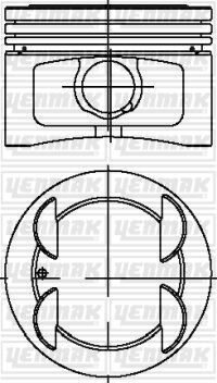 MOTOR PİSTON SEGMAN STD 86.40MM PALIO-SIENA-MAREA 1.6 16V