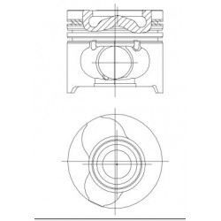 MOTOR PİSTON SEGMAN 0.50 76.00 26PİM CLIO II-III KANGOO-MEGANE II-III SYMBOL II-III-SANDERO- LOGAN- JUKE 1.5dCi K9K