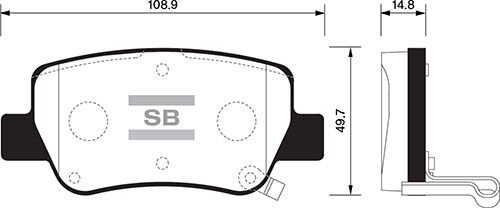 ARKA FREN BALATA TOYOTA AVENSIS 1.6L 1ZRFAE ZRT270 benzinli 09-> / 2.0L 1AZFSE AZT270 benzinli 09-> / 2.0L 1CDFTV ADT270 dizel 09->