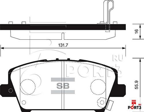 ÖN FREN BALATA HONDA CIVIC 1.8L R18A VTEC FK2 Hatchback 06-> / 1.4L L13Z1 FK1 sport 09->