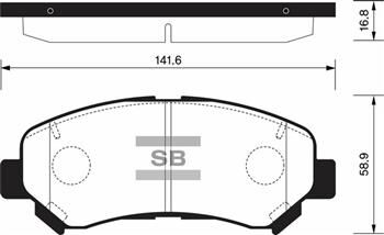 ÖN FREN BALATA NISSAN QASHQAI 1.5L Dci K9K dizel 1.6L 2.0L HR16 HR20 J10 06-13 / X-TRAIL 2.0L QR20 T31 07-> 2.0L M9R T31 dizel 07->