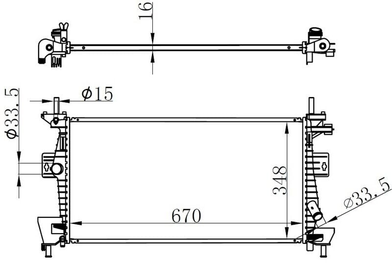 MOTOR SU RADYATORU FOCUS III C MAX 11>1.6TI VCT 1.6 ZETEC EFI AL PL BRZ