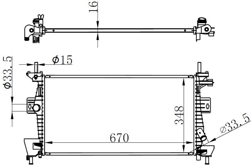 MOTOR SU RADYATORU FOCUS III C MAX 11>1.6TI VCT 1.6 ZETEC EFI AL PL BRZ