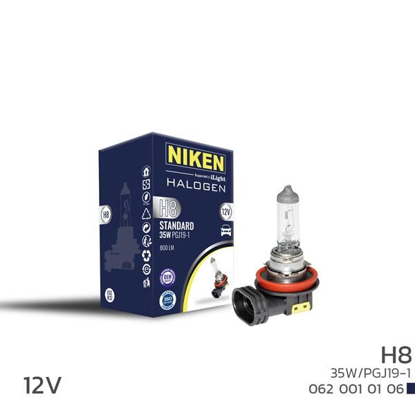 NIKEN H8 35W HALOJEN AMPUL PGJ19-1 12V