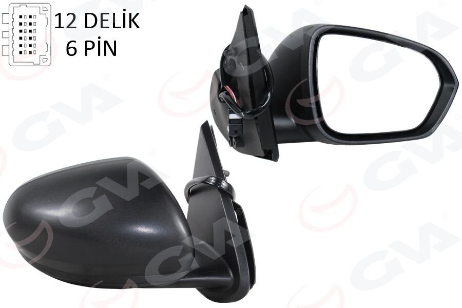 DIŞ DİKİZ AYNASI SAĞ ELEKTRİKLİ ISITMALI SENSÖRLÜ DACIA DUSTER 17-10 12H7P VM-6805EHSR